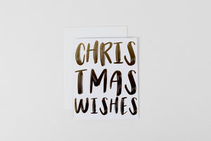 Christmas Wishes (Large Gold)
