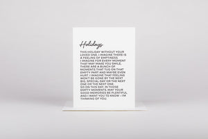 Holidays Aren't Easy