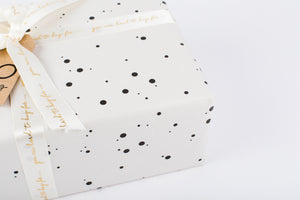 Eco Wrapping Paper - Polka Dots