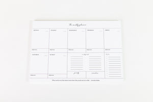 Weekly Organizer Pad