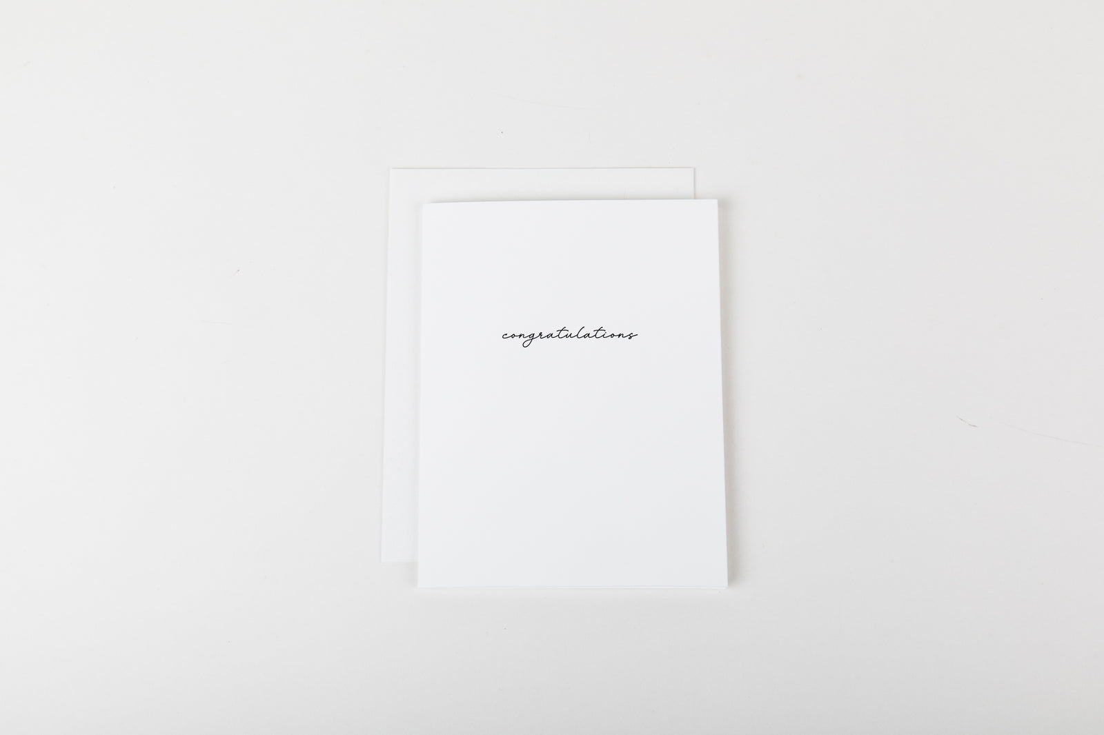 Congratulations Black Simple