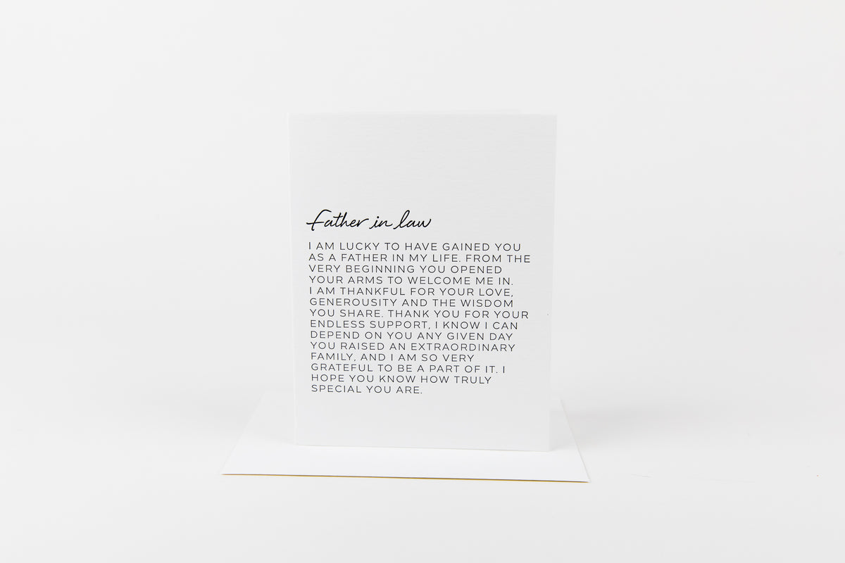 Dear Father in Law