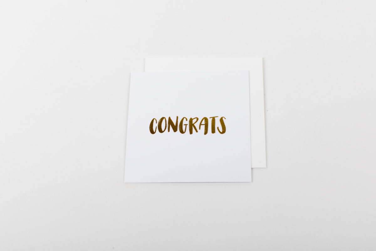 Congratulations - Mini Notecard