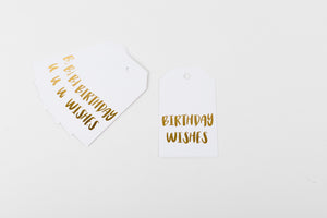 Birthday Wishes Gift Tag