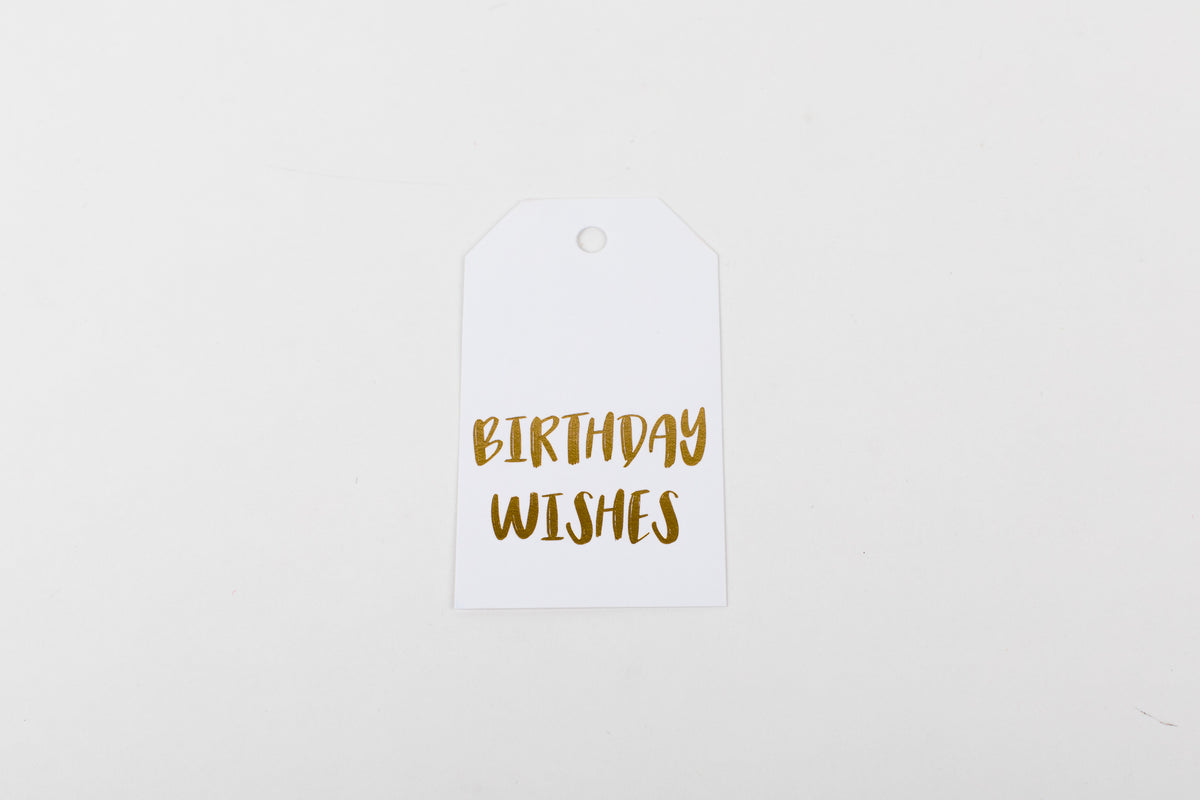 Birthday Wishes Gift Tag