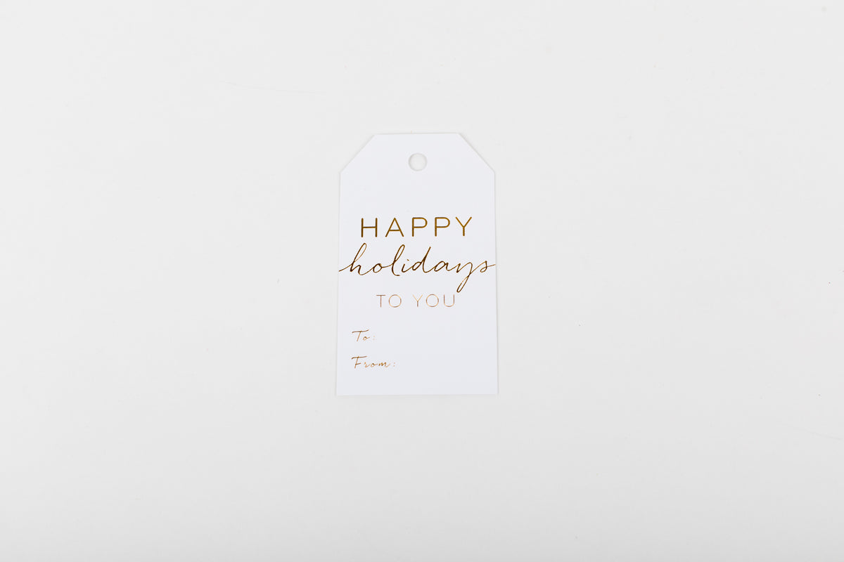 Happy Holidays to You Gift Tag