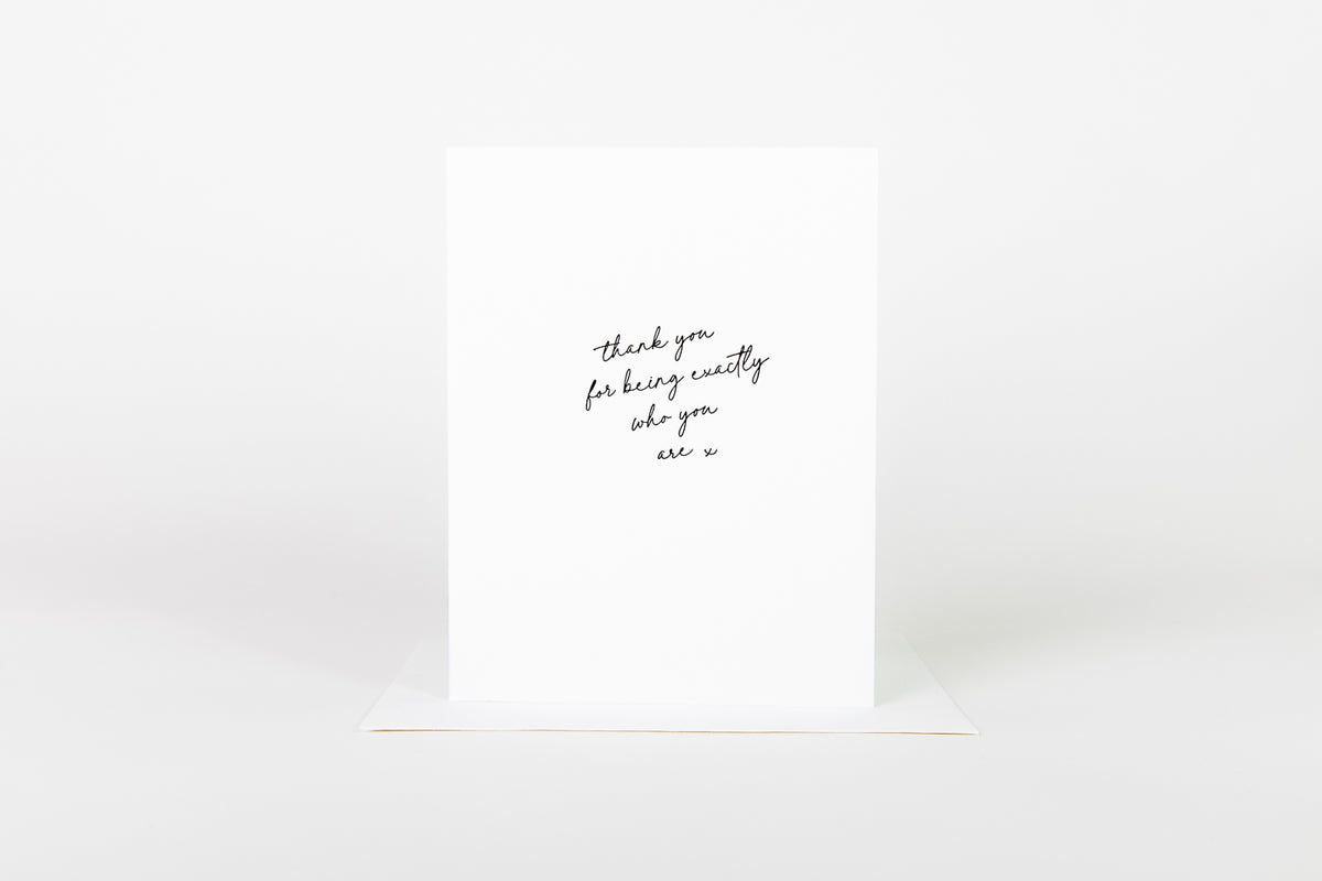 Thank You for Being You