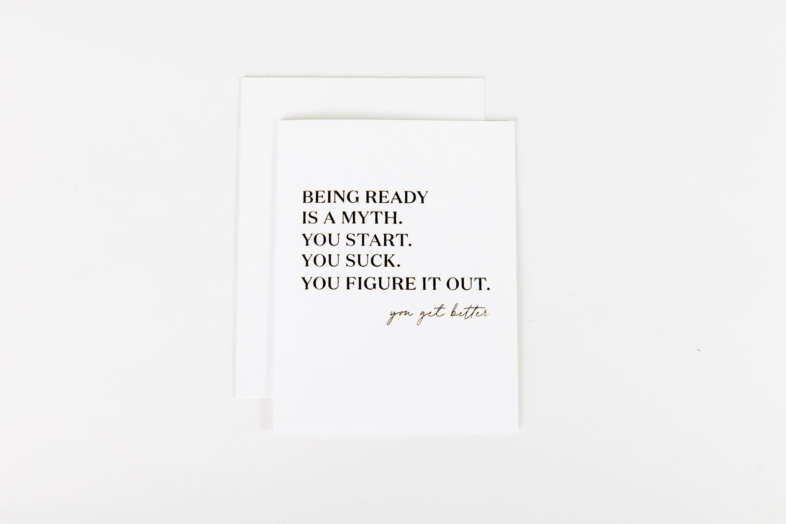Ready is A Myth