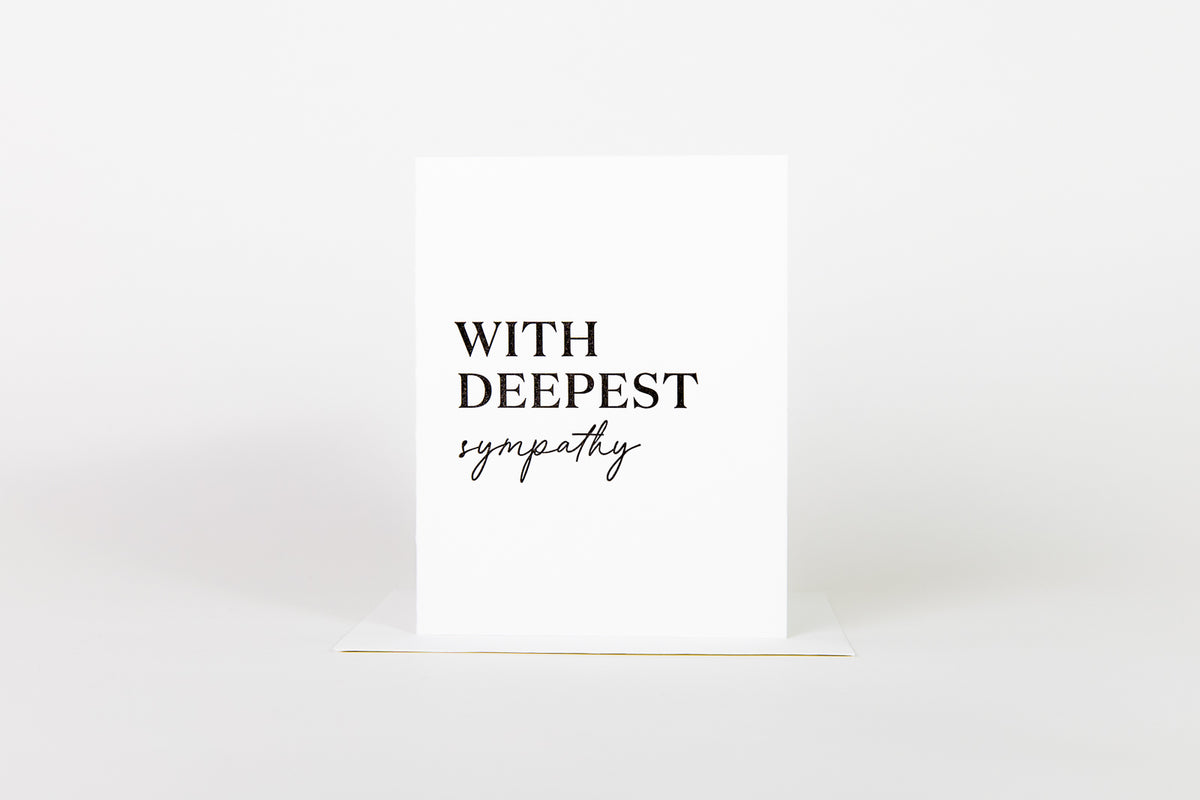 With Deepest Sympathy