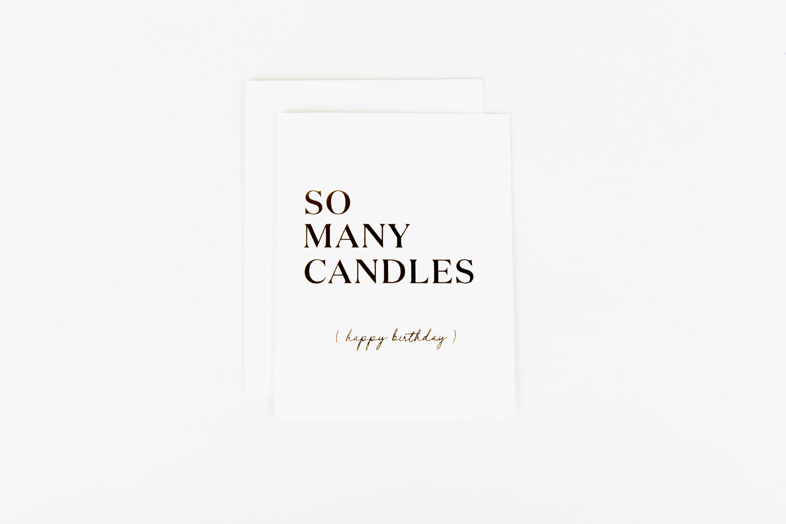 So Many Candles