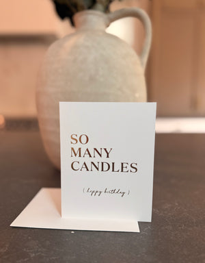 So Many Candles