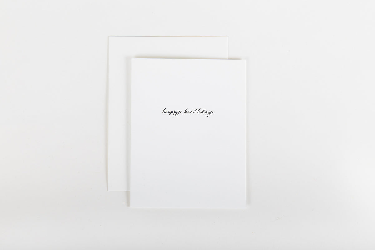 Happy Birthday Simple Script