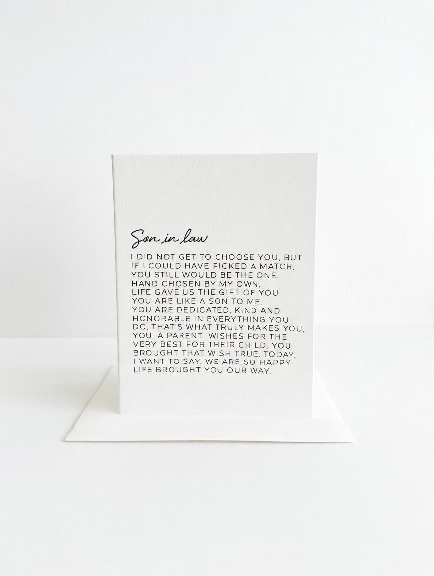 Dear Son In Law
