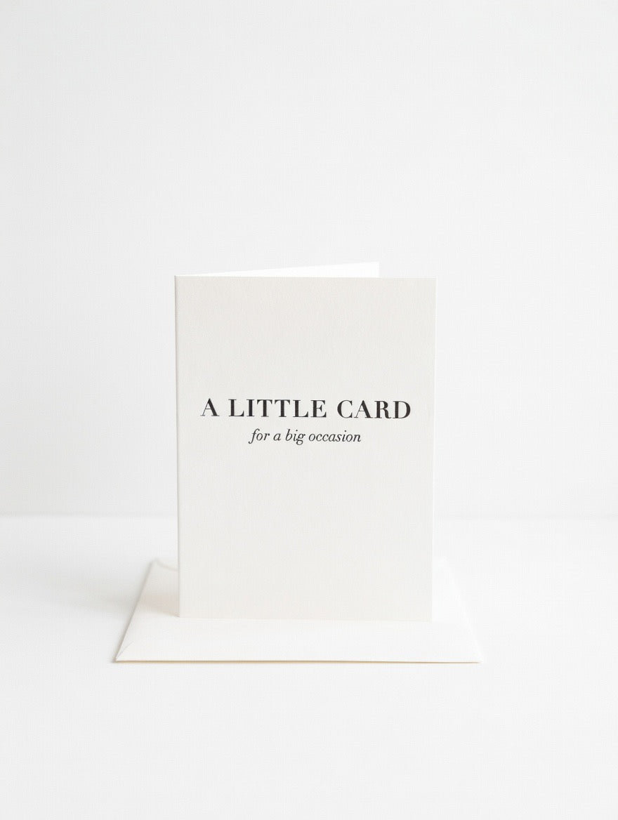 Little Card, Big Occasion