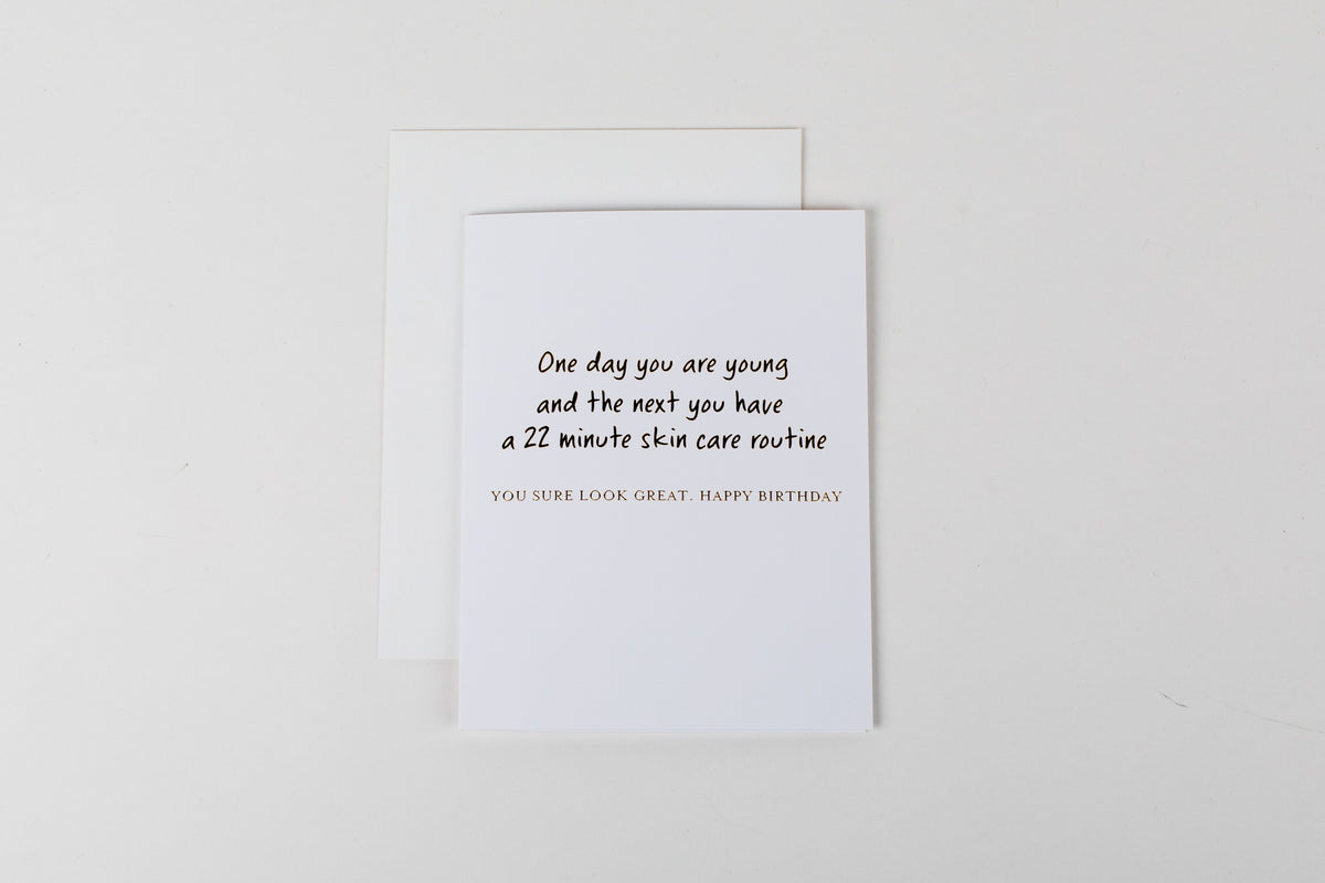 22 Minute Skin Care Routine