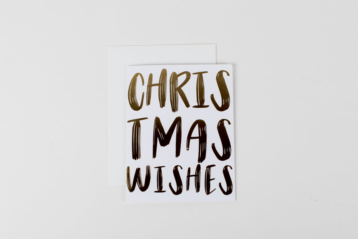 Christmas Wishes (Large Gold)