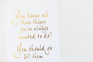All Those Things