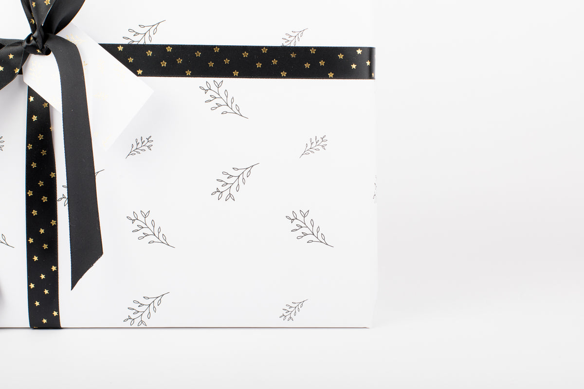 Eco Wrapping Paper - &quot;Branches&quot; (2 Colour Options)