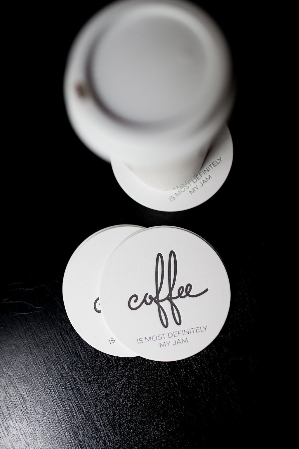 Coffee Is Most Definitely My Jam Paper Coaster