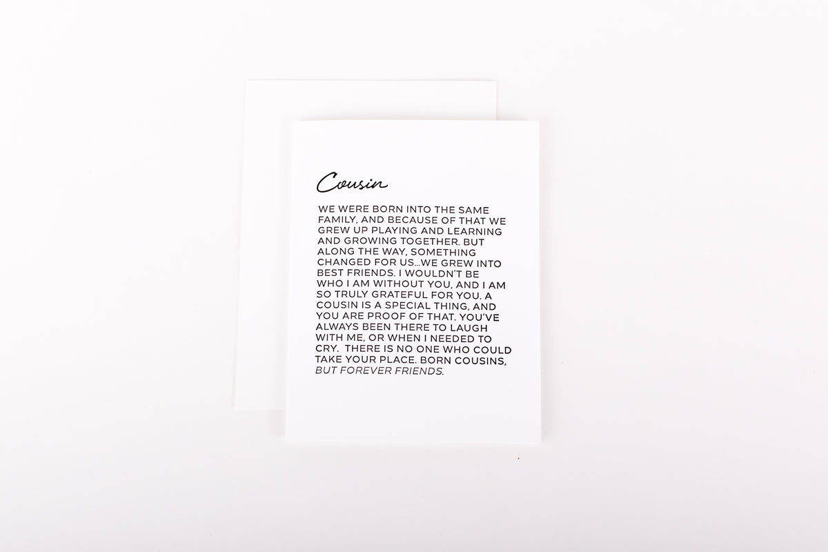 Dear Cousin Greeting Card