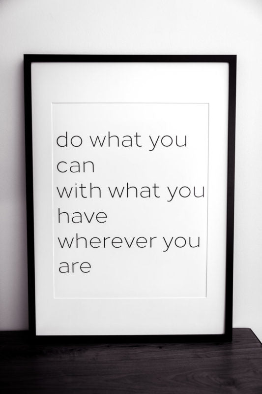 Do What You Can Poster
