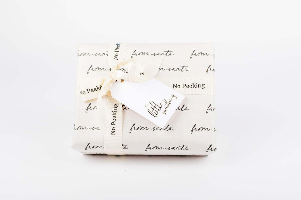 Eco Wrapping Paper - From Santa (2 Colour Options)