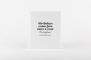 Birthday Greeting Card