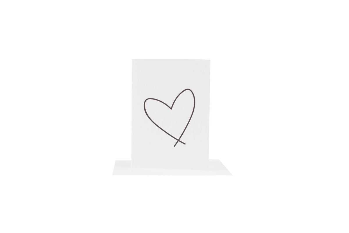 Lewiston Heart Mini Card