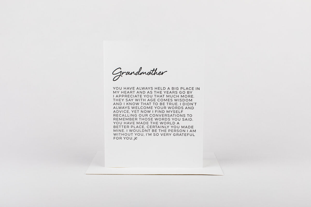 Dear Grandmother