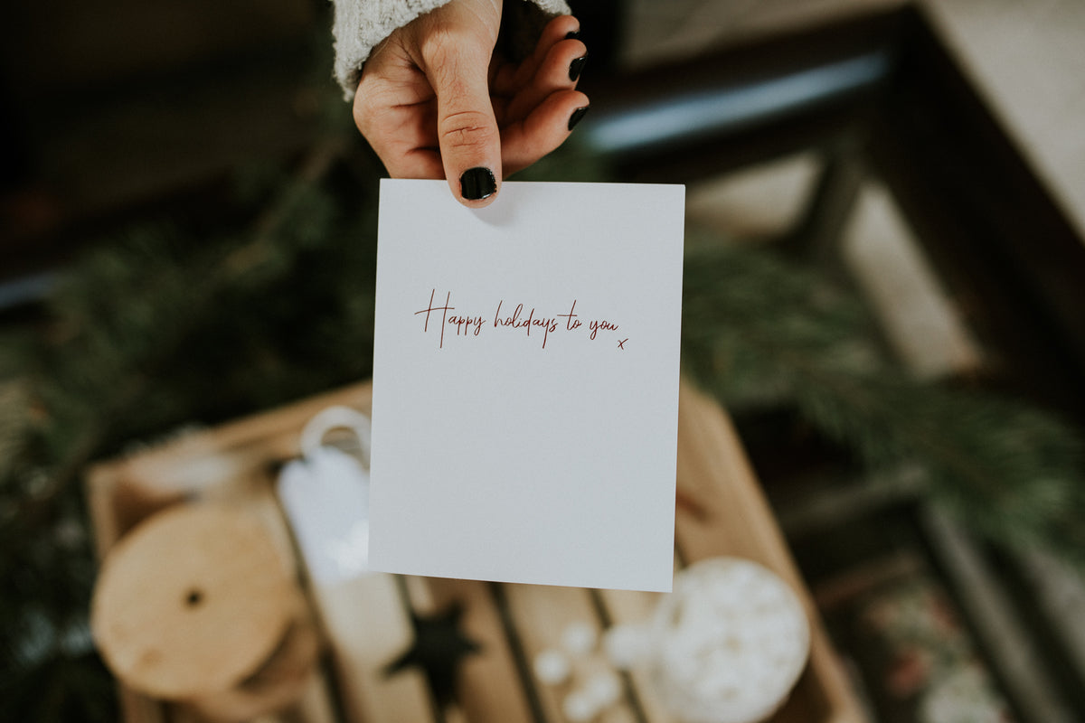 Happy Holidays To You