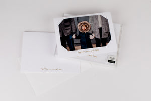 Holiday Photo Card - White Envelope