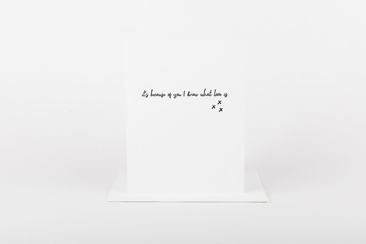 It&#39;s Because of You