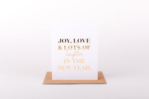 Joy, Love, and Laughter