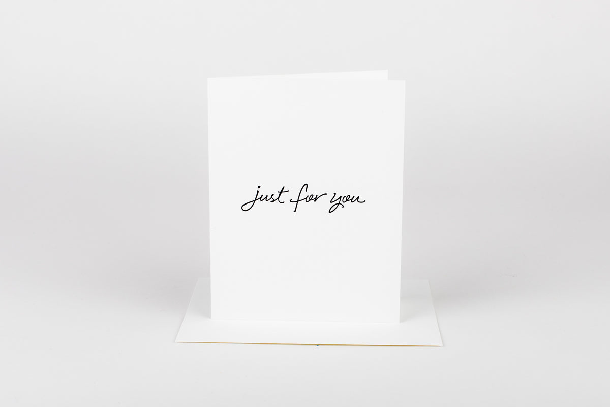 Just for You