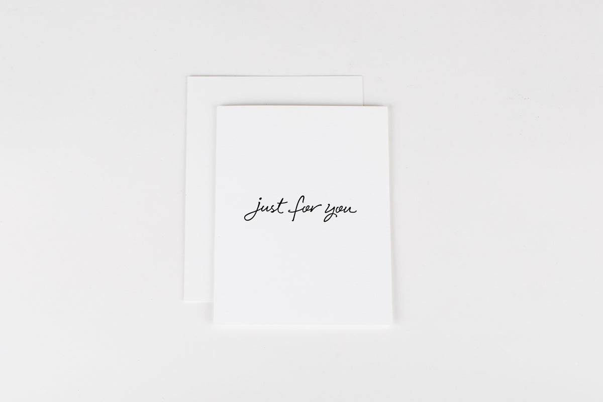 Just for You