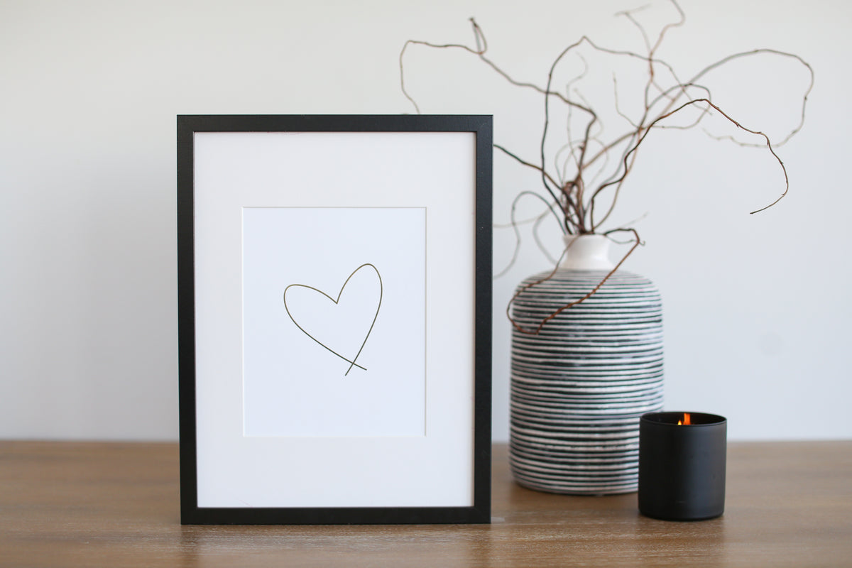 Lewiston Heart (Gold Foil)