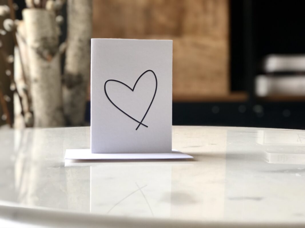 Lewiston Heart | Mini Greeting Card