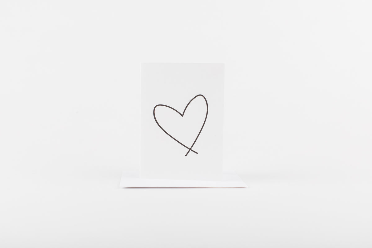 Lewiston Heart | Mini Greeting Card