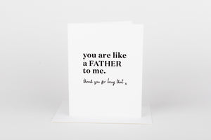 Like a Father to Me