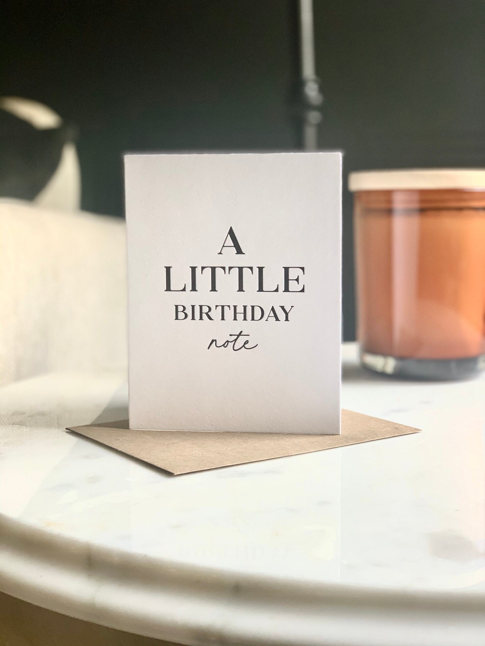 A Little Birthday Note