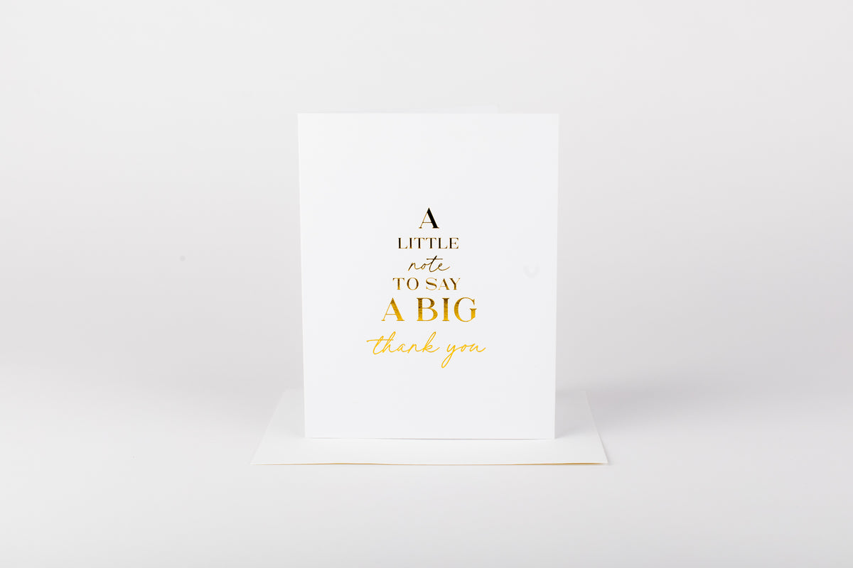 Little Note Big Thank You