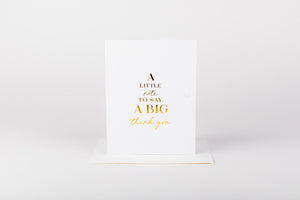 Little Note Big Thank You