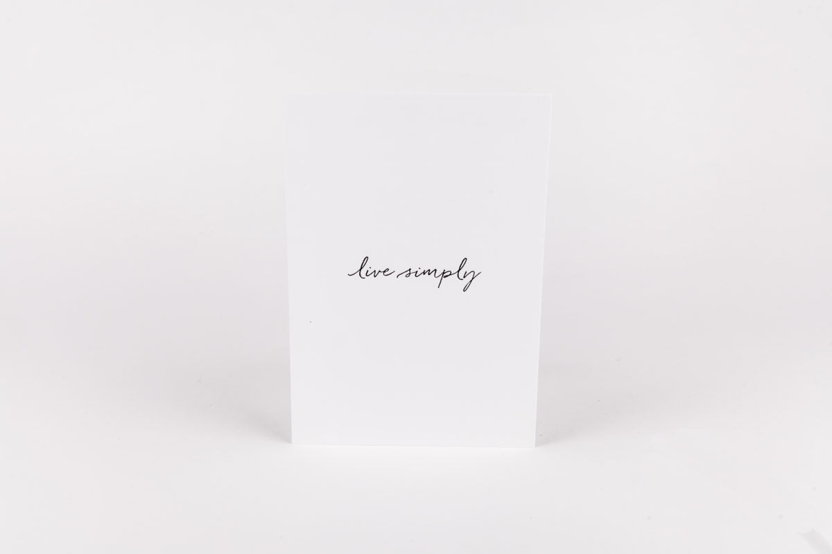 Live Simply