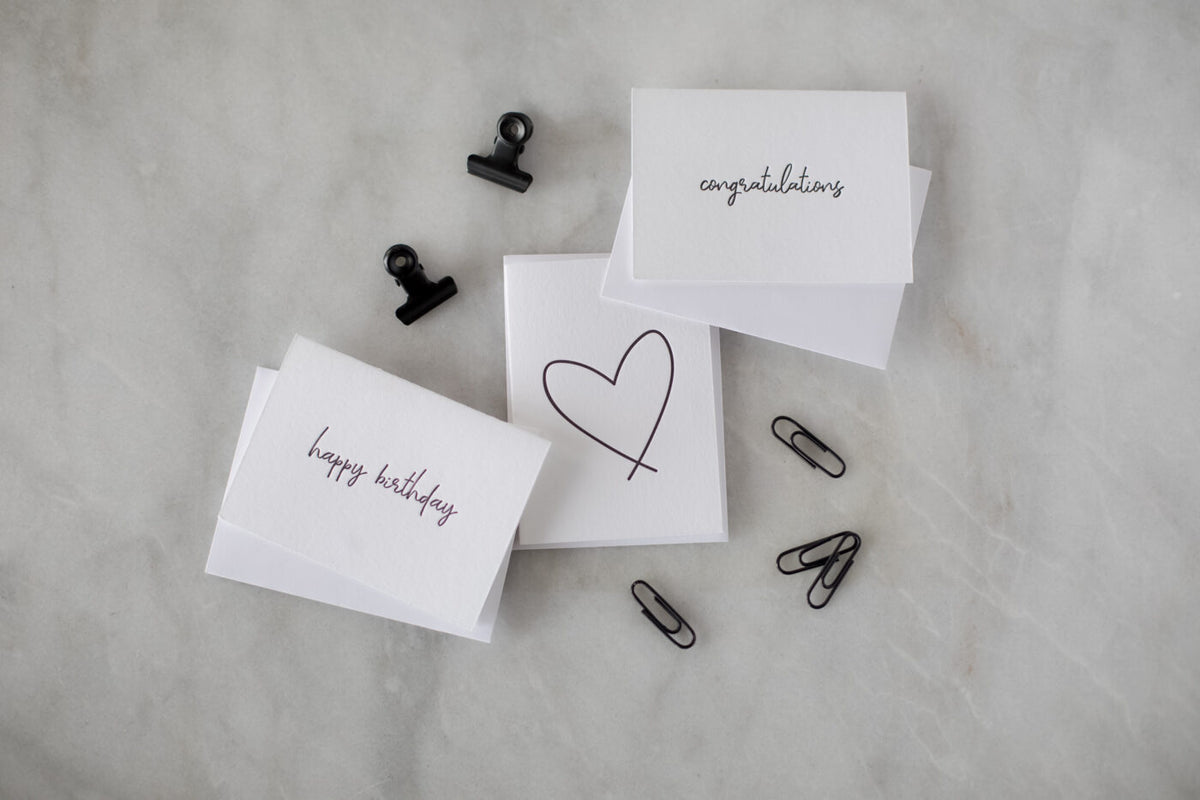 Lewiston Heart | Mini Greeting Card