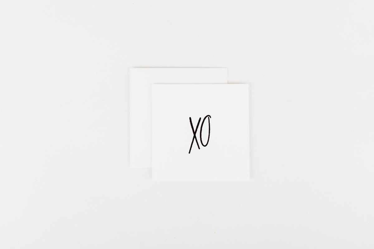 XO - Mini Notecard