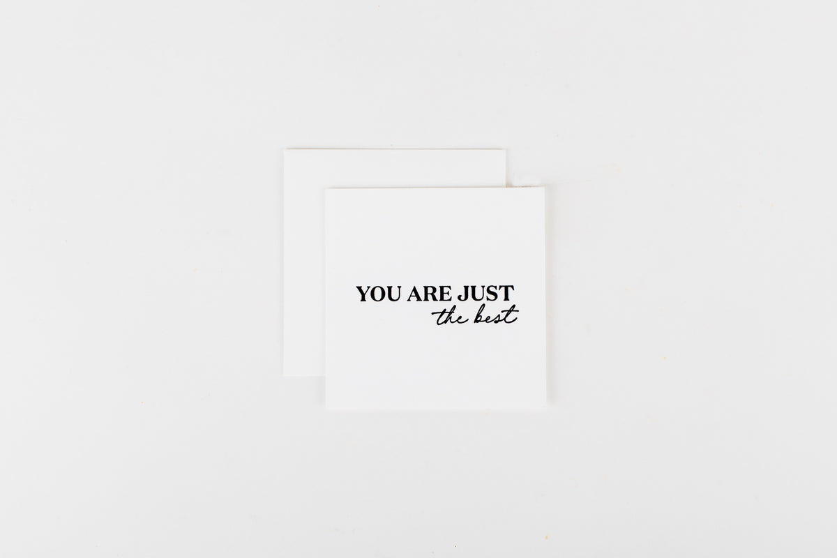You are the Best - Mini Notecard