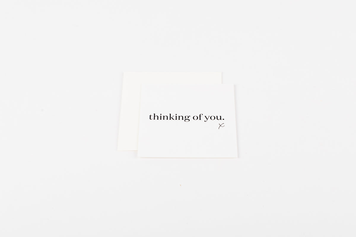 Thinking of You (X) - Mini Notecard