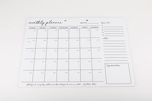 Small Monthly Planner