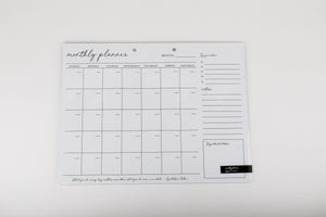 Small Monthly Planner