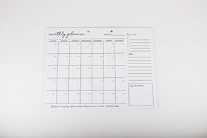 Small Monthly Planner